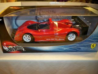 Hot Wheels 1 18 Red Ferrari 333 SP Race Car New SEALED in Box
