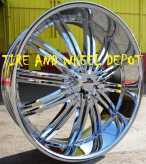 24 inch RSW99 Rims Only Crown Vic Marauder Grand Marquis Chrysler 300