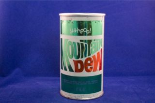 You are bidding on a Vintage Mountain Dew can prepared by Noel Canning