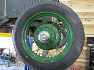 Ford Model A Wheels and Tires Set of 5