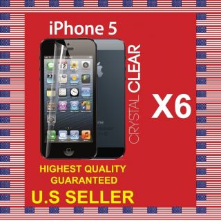Cyrstal Clear Screen Protector Cover Guard Film for Apple iPhone 5