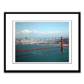 framed print golden gate bridge aerial view $ 114 98