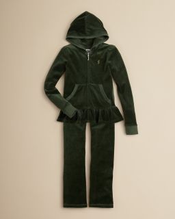 ruffle hoodie pants sizes 6 14 orig $ 78 00 sale $ 54 60 juicy couture