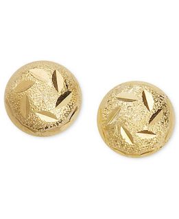 Giani Bernini 24k Gold Over Sterling Silver Earrings, Decorated Ball