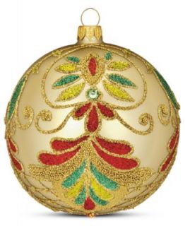 Waterford Christmas Ornament, Jim OLeary Beaded Lace Champagne Ball