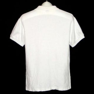 Ralph Lauren Polo Bear 92 White Golf Shirt Mens S