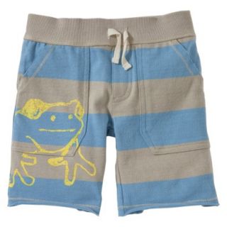 Burts Bees Baby Toddler Boys Rugby Short   Frog Blue 3T