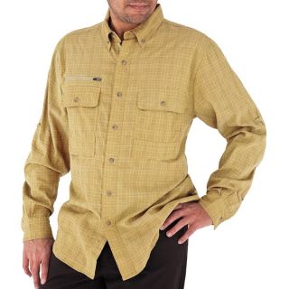 Royal Robbins Austin Pass Plaid Shirt   Long Sleeve (For Men)   ALOE (XL )