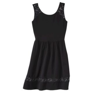 Mossimo Supply Co. Juniors Lace Detail Dress   Black XL(15 17)