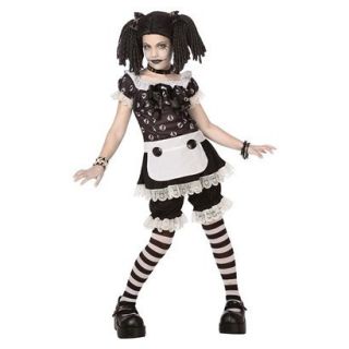 Tween Girls Gothic Rag Doll Costume