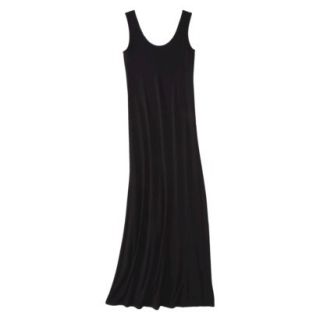 Merona Womens Knit Maxi Tank Dress   Black   XL(15 17)