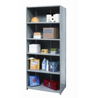 Hallowell Hi Tech Shelving Extra Heavy Duty Closed Type Starter Unit with 6 S