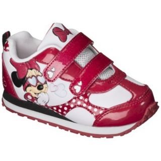 Toddler Girls Minnie Sneaker   Red 9