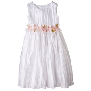 Girls Spring Dressy Dress   White 6