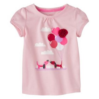 Circo Infant Toddler Girls Short sleeve Tee Shirt   Pouty Pink 2T