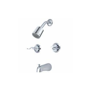 Elements of Design EB8241NFL Nu Day Two Handle Tub & Shower Faucet