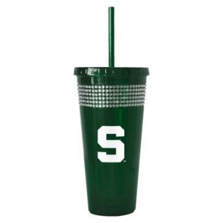 Boelter Brands NCAA 2 Pack Michigan State Spartans Bling Double Walled Tumbler