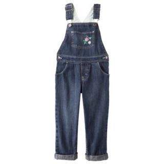 Genuine Kids from OshKosh Infant Toddler Girls Denim Overalls   Alpha Blue 3T