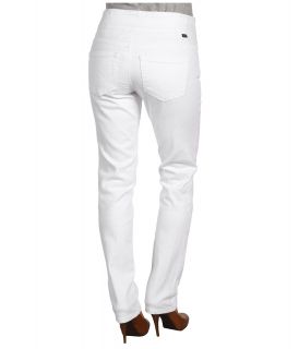 Jag Jeans Malia Pull On Slim Leg White Denim Womens Jeans (White)