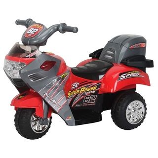 Best Ride On Cars Lil Red Ride on Motorcycle (RedDimensions 35 inches long x 19 inches wide x 24 inches highWeight 17 poundsWeight capacity 30 poundsBattery type 6V 10 AmpBattery running time 1 1/2 2 HoursCharging time 3 4 hoursAccessories included