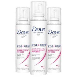 Dove Styling Aid Nourishing Curls Whipped Cr me Mousse 3 Pack Bundle 21oz