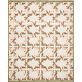 Safavieh Amherst Ivory / Light Green Rug AMT413A Rug Size 8 x 10