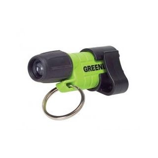 Greenlee FL2AAAPM LED Flashlight, Mini Pocket Light, 2 AAA Black and Green