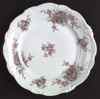 Johann Haviland Joh1 Dinner Plate, Fine China Dinnerware   Pompadour Shape,Pink