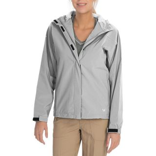 White Sierra Tempest Tek Jacket   Waterproof (For Women)   GLACIER (L )