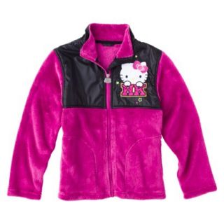 Hello Kitty Girls Fleece Jacket   Pink 6X