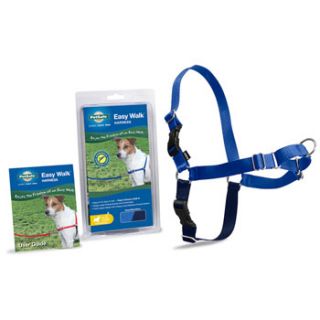Easy Walk Blue Dog Harness, Petite/Small