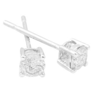 1 CT. T.W. Diamond Solitaire Stud Earrings in 10kt   White Gold