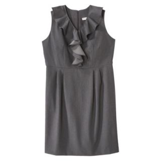 Merona Womens Plus Size Sleeveless Sheath Dress   Gray 22W