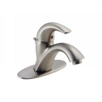 Delta Faucet 583LF SSWF C Spout C Spout Collection Single Handle Bathroom Faucet