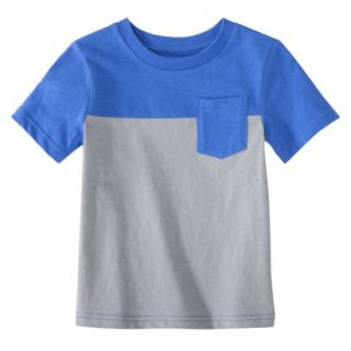 Circo Infant Toddler Boys Color Block Short Sleeve Tee   Blue 2T