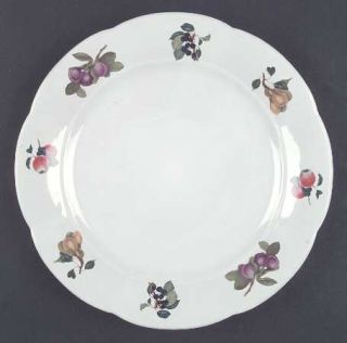 Gibson Designs Orchard Dinner Plate, Fine China Dinnerware   Fruit On Rim