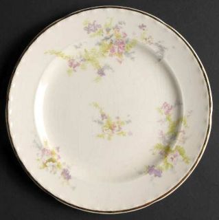 Crooksville Spring Blossom Bread & Butter Plate, Fine China Dinnerware   Raised