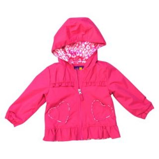 Pink Platinum Infant Toddler Girls Heart Pocket Jacket   Pink 3T