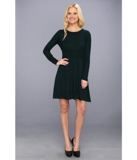 Jessica Simpson Long Multi Direction Sleeve Sweater Dress Womens Dress (Black)