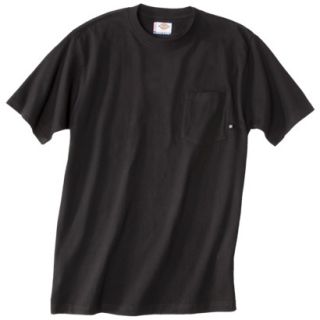 Dickies Mens Short Sleeve Pocket T Shirt with Wicking   Black XXXL