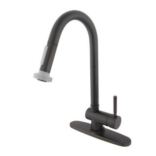 Elements of Design South Beach Single Handle Kitchen Faucet with Pull Down Sp