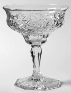 McKee Rock Crystal Clear Champagne Glass   Clear,Depression Glass