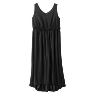 Pure Energy Womens Plus Size Sleeveless Maxi Dress   Black 1X