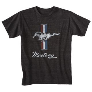 Ford Mustang Mens Graphic Tee   Deep Charcoal Gray M