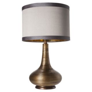 Room 365 Turned Metallic Table Lamp (Includes CFL Bulb)