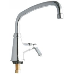 Elkay LK535AT12L2 Universal ADA Compliant Single Hole 12 Arc Tube Faucet with L
