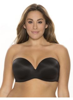 Lane Bryant Plus Size Multiway strapless bra     Womens Size 38DDD, Black