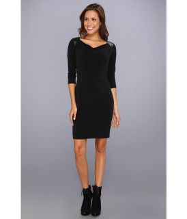 Calvin Klein Shift Dress CD3A1E47 Womens Dress (Black)