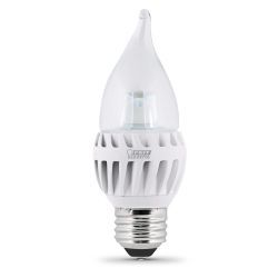 Feit Electric EFC/DM/500/LED LED Light Bulb, E26 Base, 7W (60W Equivalent) Dimmable 3000K 500 Lumens