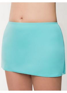 Lane Bryant Plus Size Solid swim skirt     Womens Size 20, Blue Curacao